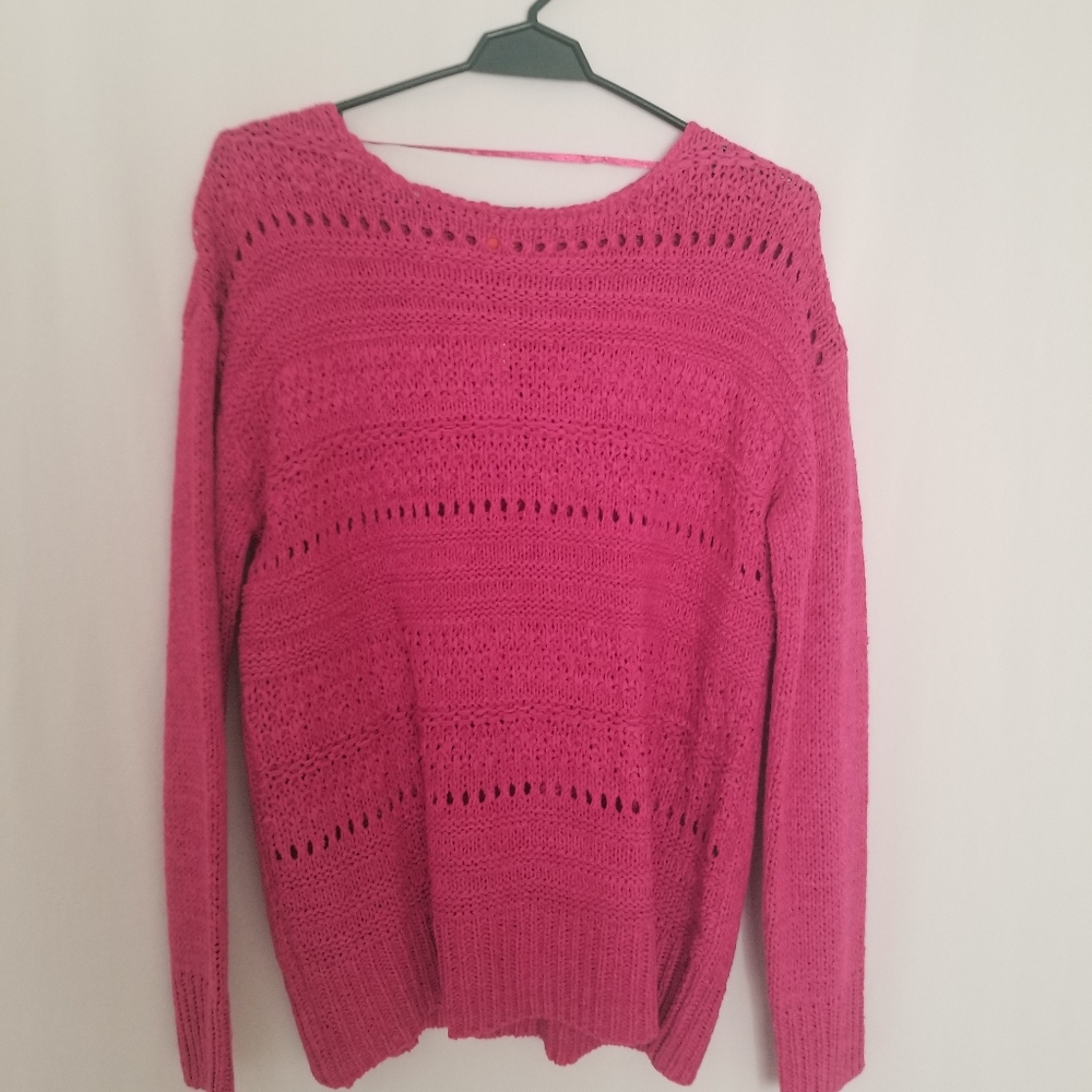 Joe fresh pink sweater size m